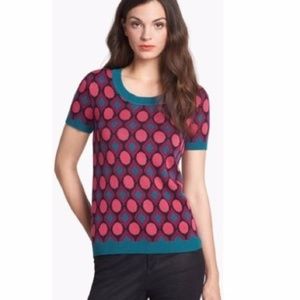 max & mia geo print sweater